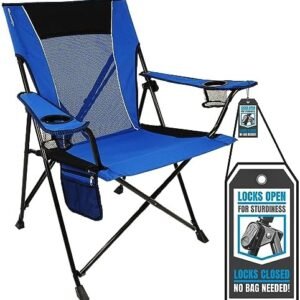 Kijaro Dual Lock Portable Camping Chairs - Enjoy The Outdoors with a Versatile Folding Chair, Sports Chair, Outdoor Chair & Lawn Chair - Dual Lock Feature Locks Position