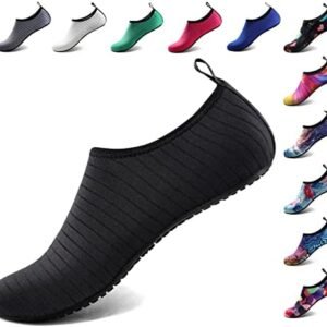 Water Socks for Women Men Adult Aqua Swim Shoes Beach River Pool Barefoot Yoga Exercise Wear Sport Accessories Quick-Dry Must Haves Size