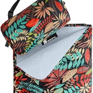 SEGOAL Outdoor Waterproof Blanket Nylon Warm Fleece Picnic Mat Water Resistant Camping Blanket 79''x 55'' Extra Large Foldable Compact with Tote for Stadiums Beach Hiking Traveling Festivals Park